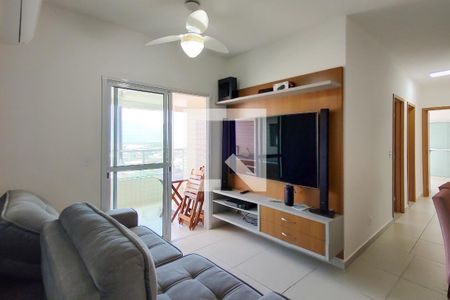 Sala de apartamento para alugar com 3 quartos, 88m² em Vila Tupi, Praia Grande