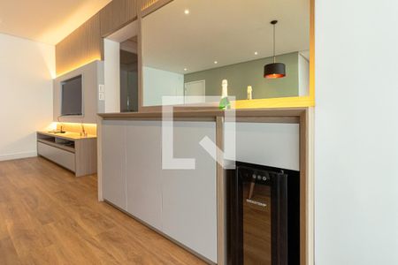 Sala de apartamento para alugar com 1 quarto, 80m² em Moema, São Paulo