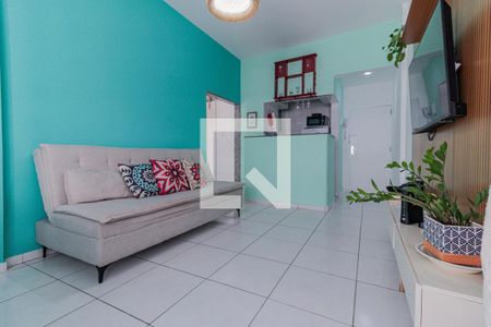 Sala de apartamento à venda com 1 quarto, 45m² em Copacabana, Rio de Janeiro