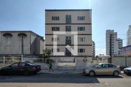 Fachada do Prédio de apartamento para alugar com 1 quarto, 55m² em Vila Caiçara, Praia Grande