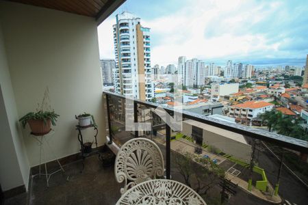 Varanda da Sala de apartamento à venda com 3 quartos, 124m² em Vila Regente Feijó, São Paulo