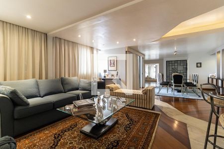 Sala de apartamento para alugar com 4 quartos, 354m² em Vila Santo Estéfano, São Paulo