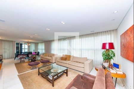 Sala de apartamento à venda com 4 quartos, 278m² em Vila da Serra, Nova Lima