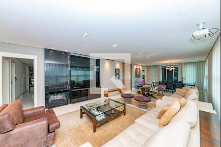 Sala de apartamento à venda com 4 quartos, 278m² em Vila da Serra, Nova Lima