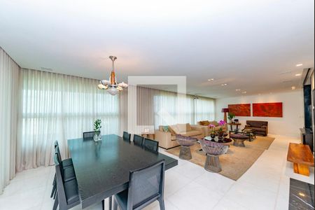 Sala de apartamento à venda com 4 quartos, 278m² em Vila da Serra, Nova Lima