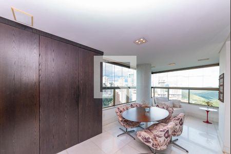 Varanda da Sala de apartamento à venda com 4 quartos, 278m² em Vila da Serra, Nova Lima