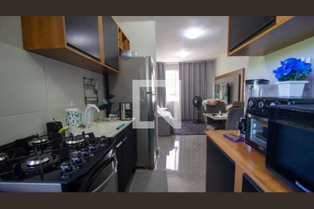 Cozinha e Área de Serviço de apartamento para alugar com 2 quartos, 45m² em Recreio dos Bandeirantes, Rio de Janeiro
