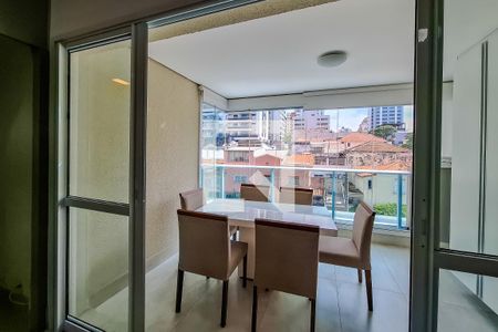 Varanda da Sala de apartamento à venda com 1 quarto, 40m² em Paraíso, São Paulo