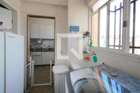 Área de Serviço de apartamento à venda com 4 quartos, 130m² em Grajaú, Belo Horizonte