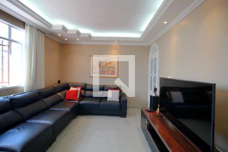 Sala de apartamento à venda com 4 quartos, 130m² em Grajaú, Belo Horizonte