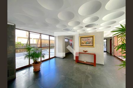 Área comum - Hall de apartamento à venda com 4 quartos, 130m² em Grajaú, Belo Horizonte