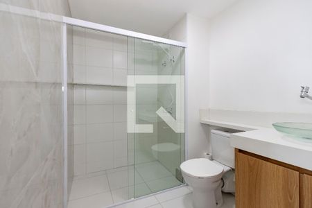 Banheiro de apartamento para alugar com 1 quarto, 32m² em Santo Amaro, São Paulo
