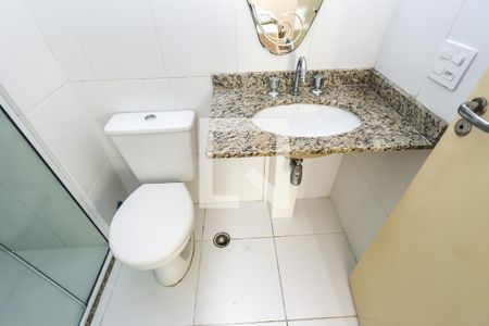 Banheiro de kitnet/studio à venda com 1 quarto, 28m² em Aclimação, São Paulo