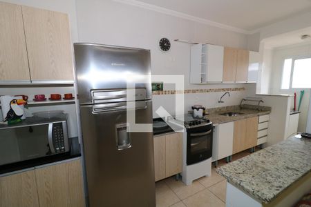 Cozinha de apartamento para alugar com 1 quarto, 68m² em Vila Caiçara, Praia Grande