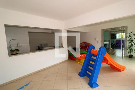 Área comum - Salão de festas de apartamento para alugar com 1 quarto, 68m² em Vila Caiçara, Praia Grande