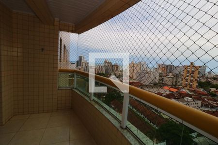 Sacada de apartamento para alugar com 1 quarto, 68m² em Vila Caiçara, Praia Grande