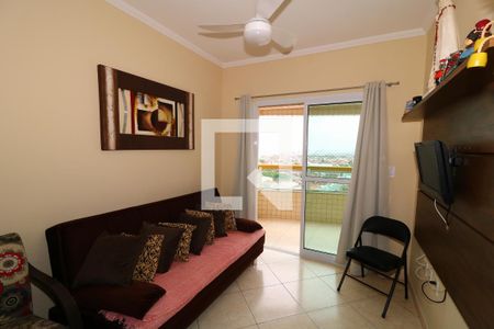 Sala de apartamento para alugar com 1 quarto, 68m² em Vila Caiçara, Praia Grande