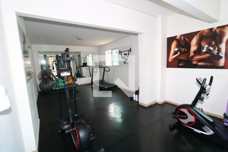 Área comum - Academia de apartamento para alugar com 1 quarto, 68m² em Vila Caiçara, Praia Grande