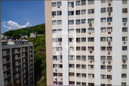 Vista da Sala de apartamento à venda com 2 quartos, 55m² em Grajaú, Rio de Janeiro