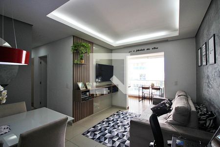 Sala de apartamento à venda com 3 quartos, 80m² em Rudge Ramos, São Bernardo do Campo