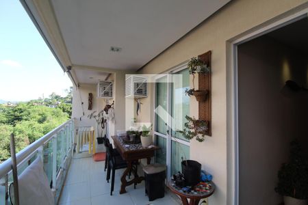 Sala - Varanda de apartamento para alugar com 2 quartos, 95m² em Freguesia (jacarepaguá), Rio de Janeiro