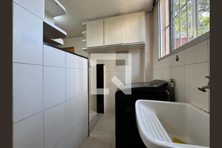 Área de serviço de apartamento à venda com 3 quartos, 75m² em Havaí, Belo Horizonte