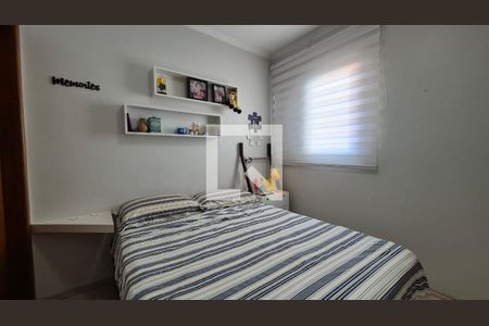 Suíte  de apartamento à venda com 2 quartos, 64m² em Vila Helena, Santo André