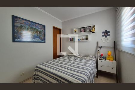 Suíte  de apartamento à venda com 2 quartos, 64m² em Vila Helena, Santo André