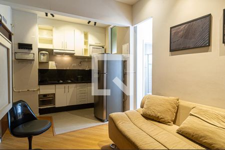 Sala de apartamento para alugar com 1 quarto, 30m² em Consolação, São Paulo