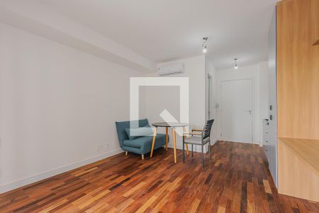 Sala/Quarto de kitnet/studio para alugar com 1 quarto, 24m² em Pinheiros, São Paulo
