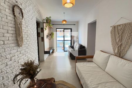 Sala de apartamento para alugar com 1 quarto, 60m² em Canto do Forte, Praia Grande