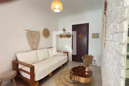 Sala de apartamento para alugar com 1 quarto, 60m² em Canto do Forte, Praia Grande