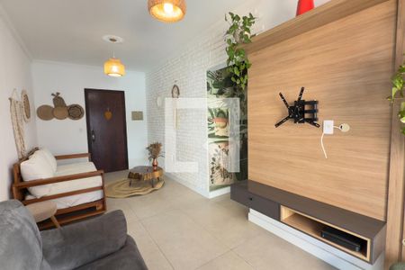 Sala de apartamento para alugar com 1 quarto, 60m² em Canto do Forte, Praia Grande