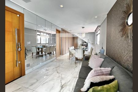 Sala de apartamento à venda com 4 quartos, 230m² em Calafate, Belo Horizonte