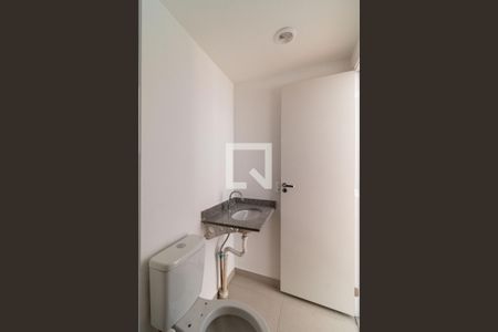 Banheiro da Suíte de apartamento à venda com 1 quarto, 27m² em Perdizes, São Paulo