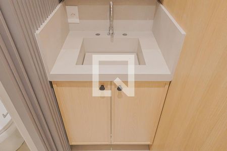 Banheiro de kitnet/studio à venda com 1 quarto, 25m² em Sumarezinho, São Paulo