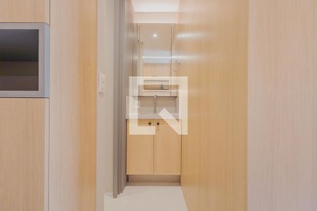Banheiro de kitnet/studio à venda com 1 quarto, 25m² em Sumarezinho, São Paulo
