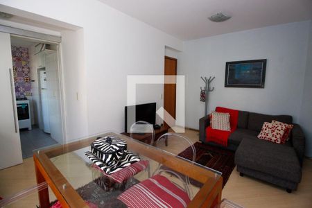 Sala de apartamento para alugar com 1 quarto, 50m² em Morumbi, São Paulo