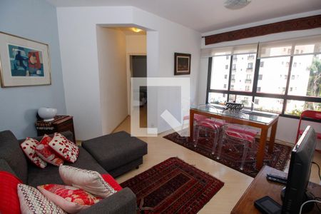 Sala de apartamento para alugar com 1 quarto, 50m² em Morumbi, São Paulo