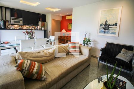 Sala de apartamento à venda com 1 quarto, 93m² em Barra da Tijuca, Rio de Janeiro