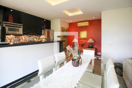 Sala de Jantar de apartamento à venda com 1 quarto, 93m² em Barra da Tijuca, Rio de Janeiro