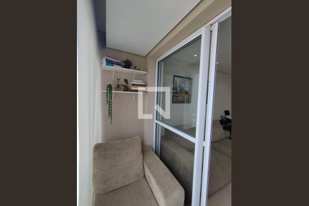 Varanda da Sala de apartamento para alugar com 2 quartos, 55m² em Jardim Celeste, São Paulo