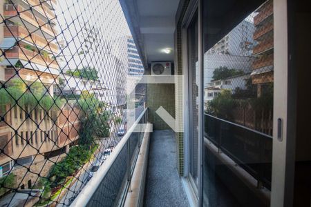 Varanda da Sala de apartamento à venda com 3 quartos, 113m² em Lagoa, Rio de Janeiro