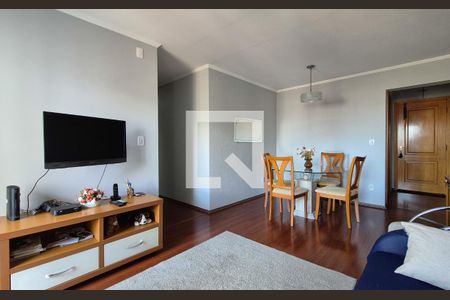 Sala de apartamento à venda com 3 quartos, 76m² em Vila Assunção, Santo André