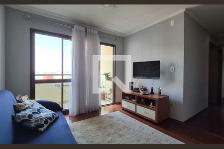Sala de apartamento à venda com 3 quartos, 76m² em Vila Assunção, Santo André