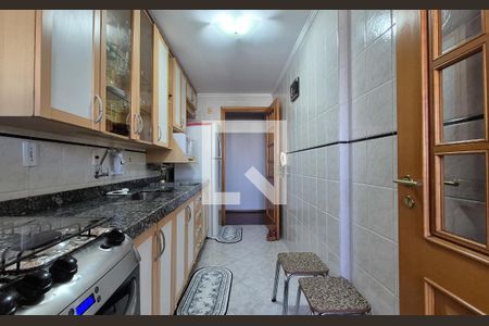 Cozinha de apartamento à venda com 3 quartos, 76m² em Vila Assunção, Santo André