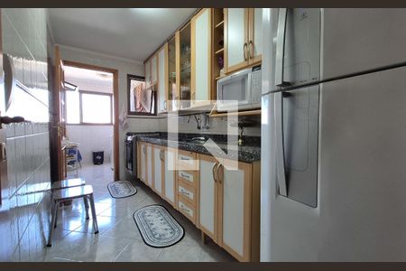 Cozinha de apartamento à venda com 3 quartos, 76m² em Vila Assunção, Santo André