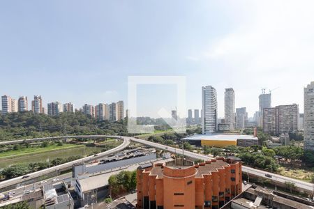 Vista da Varanda de apartamento à venda com 1 quarto, 27m² em Jardim Caravelas, São Paulo