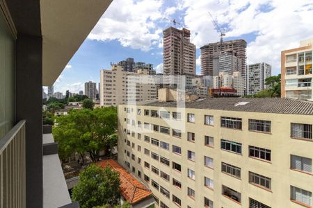 Vista Kitnet/Studio de kitnet/studio para alugar com 1 quarto, 30m² em Cerqueira César, São Paulo