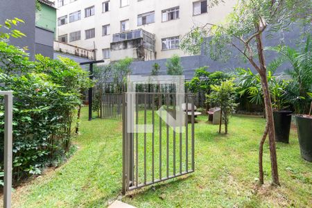 Área comum - Espaço Pet de kitnet/studio à venda com 1 quarto, 30m² em Cerqueira César, São Paulo